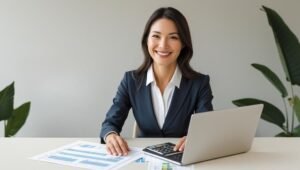 Female Accountant in Office