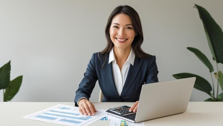 Female Accountant in Office