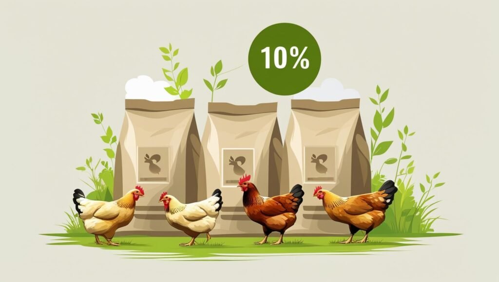 Images of 4 chickens