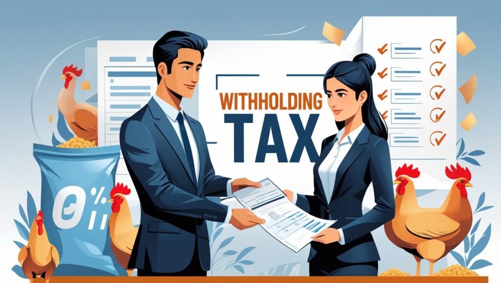 Image of a man and women holding tax document